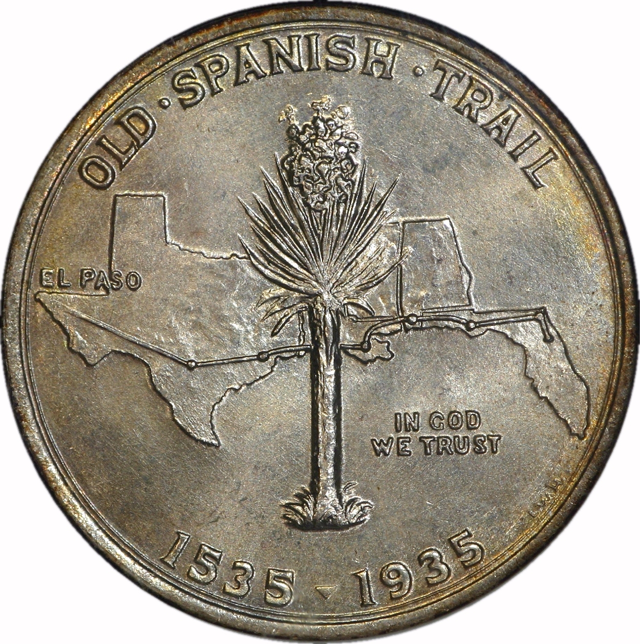 1935 Old Spanish Trail Half Dollar| Commemorative Coins - American